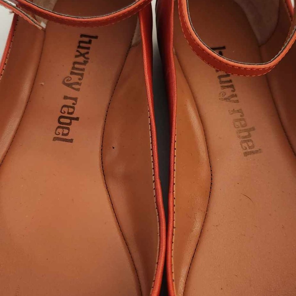 Luxury Rebel Baxter Ankle-Strap Flats - Picture 6 of 8